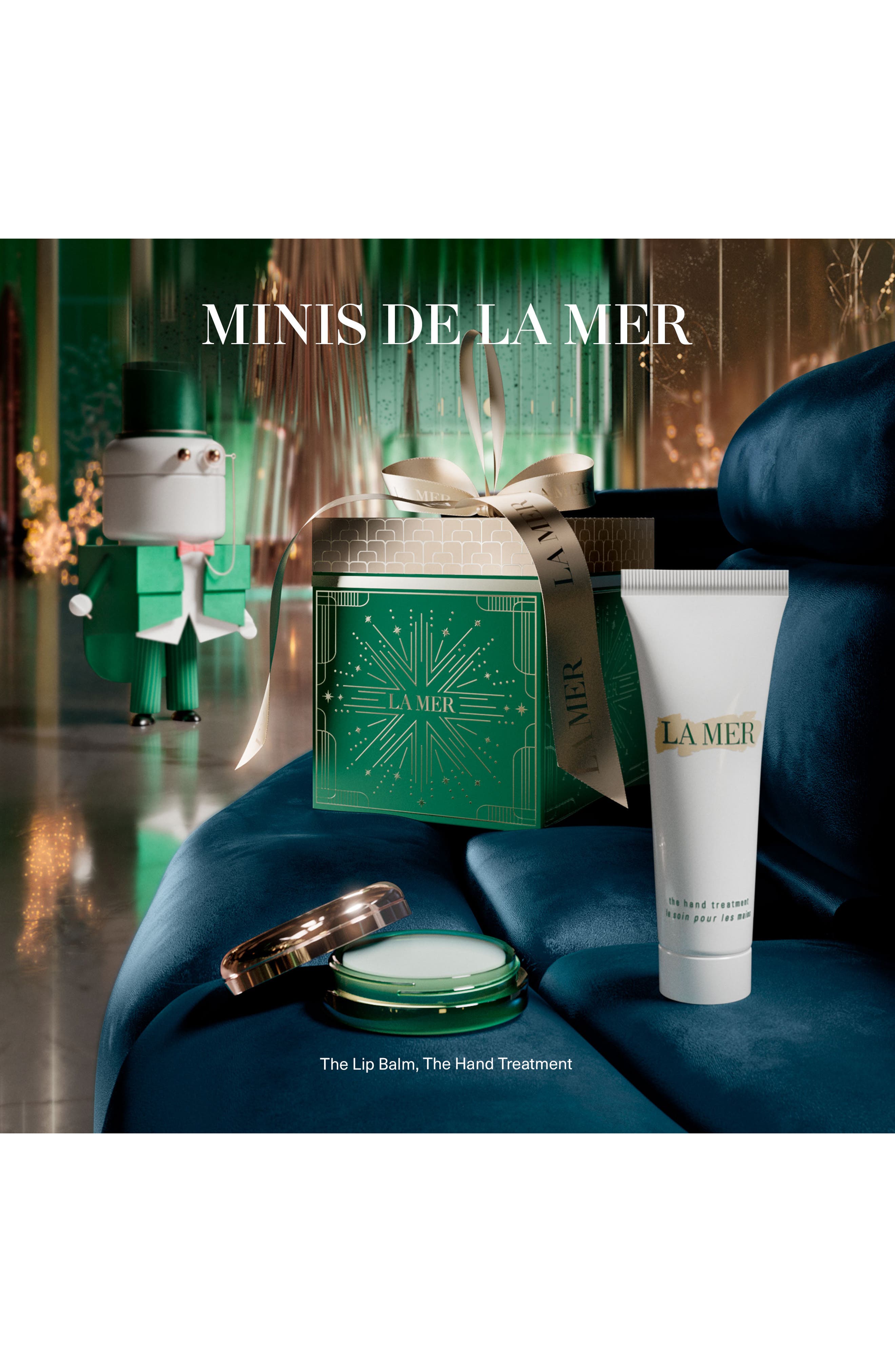 The Minis de la Mer Gift Set with Hand Cream & Lip Balm $116 Value
