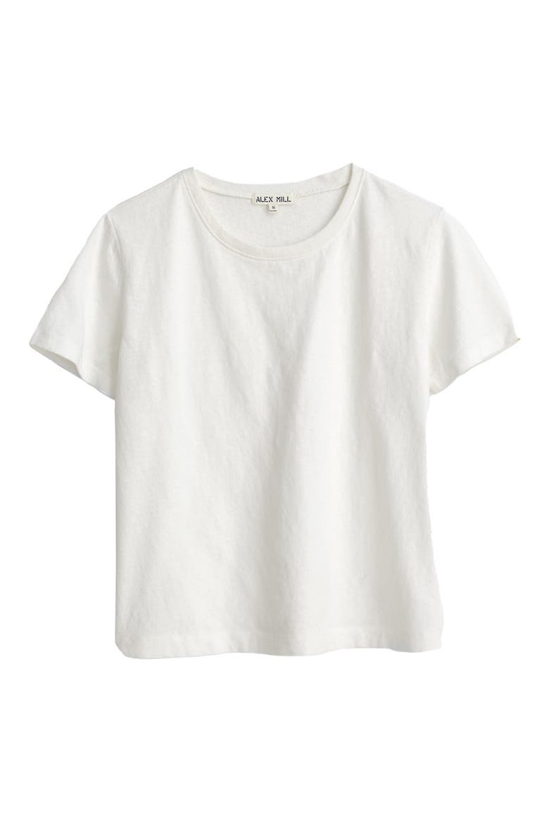 Crewneck T-Shirt, Alternate, color, WHITE