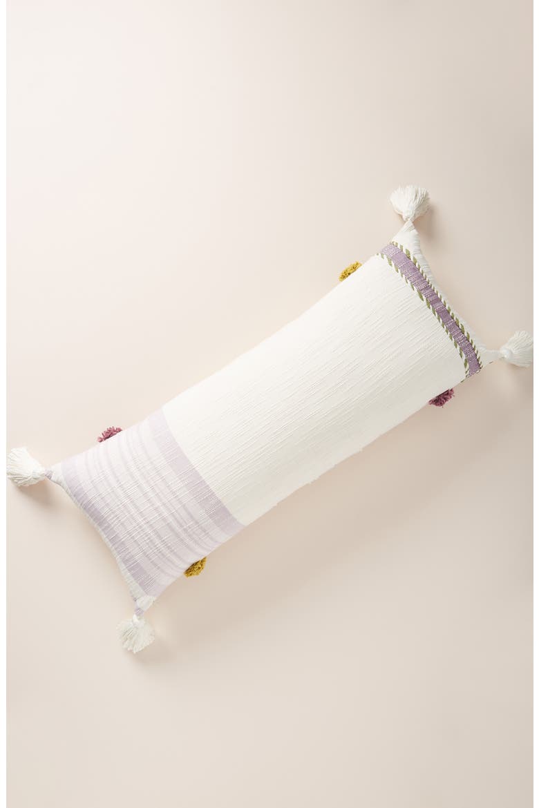 Anthropologie Alula Tassel Accent Pillow, Alternate, color, LILAC