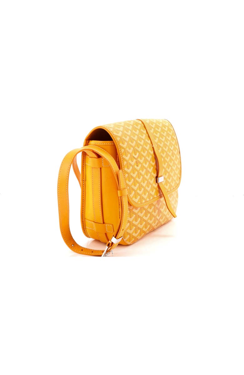 Pre-Owned Goyard Belvedere II Messenger Bag Coated Canvas MM, Alternate, color, Yellow