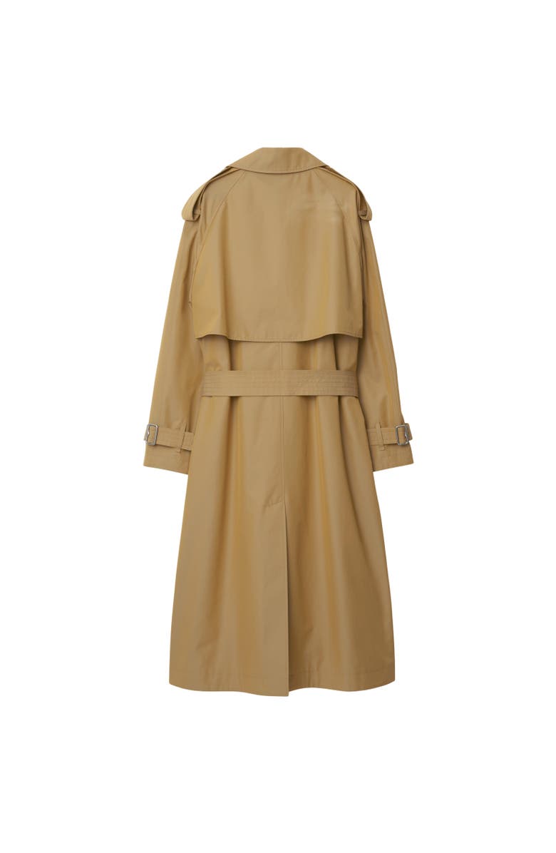 Burberry Long Gabardine Trench Coat, Alternate, color, 