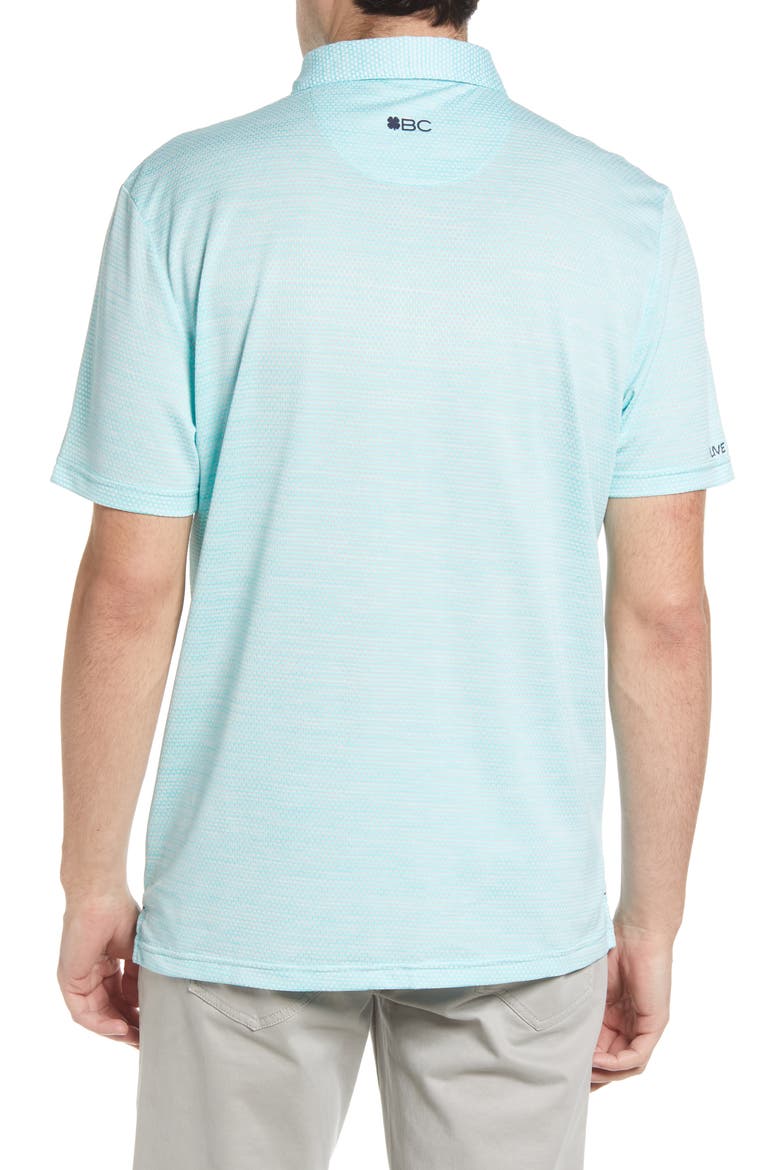 Men's Nico Textured Performance Golf Polo, Alternate, color, BLUE RADIANCE