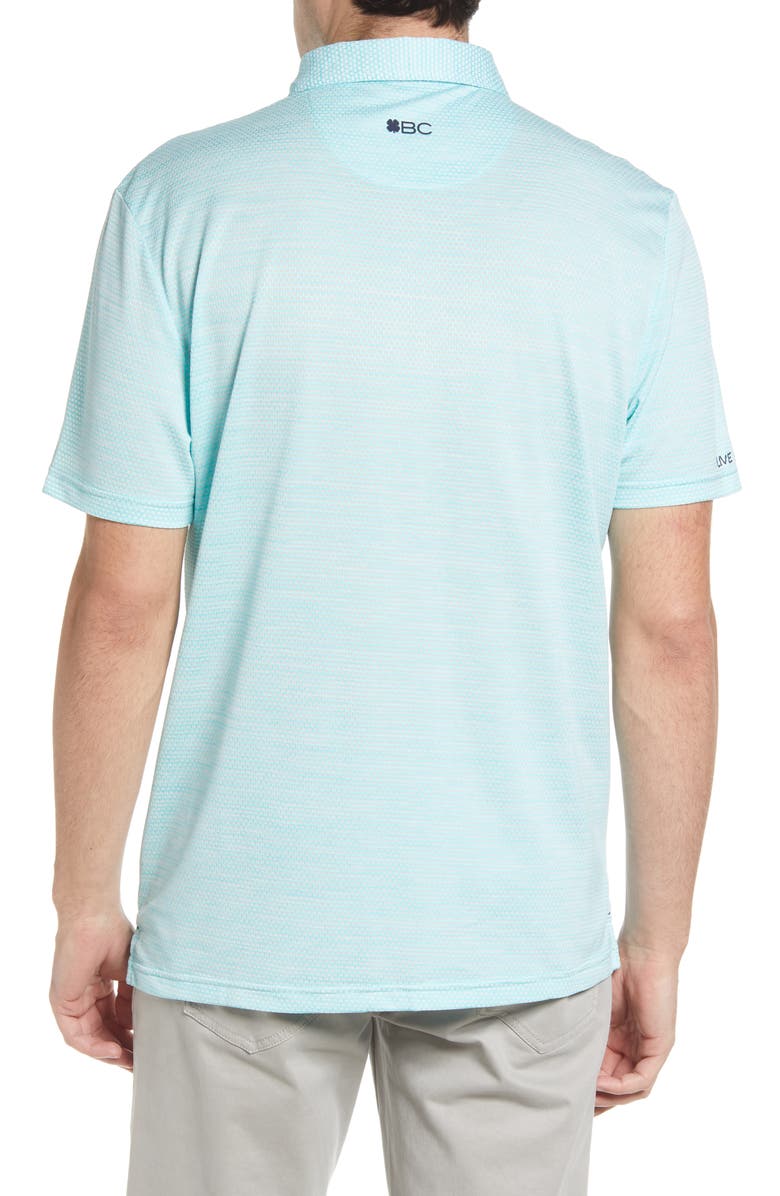 Black Clover Men's Nico Textured Performance Golf Polo, Alternate, color,