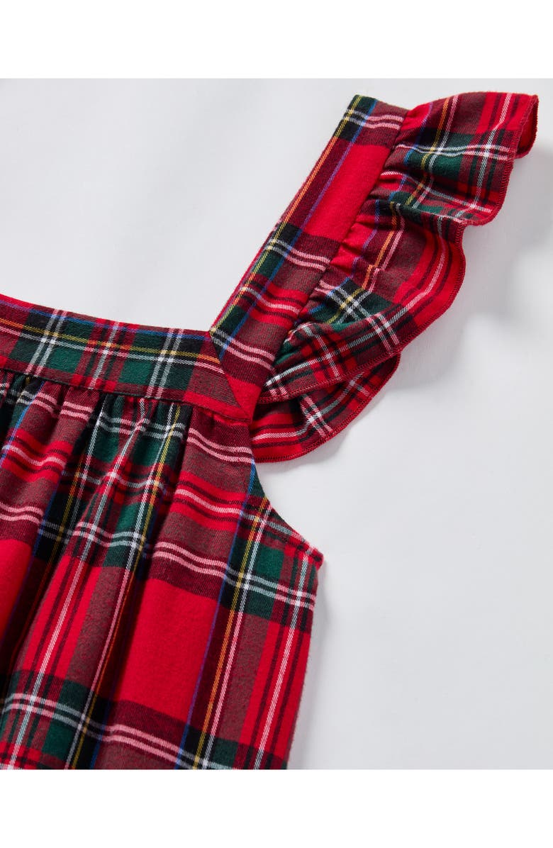 Petite Plume Imperial Tartan Nightgown, Alternate, color, Red