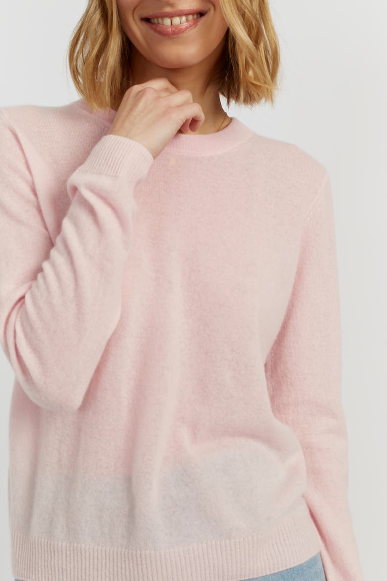 Air Cashmere Sweater, Alternate, color, Soft Pink