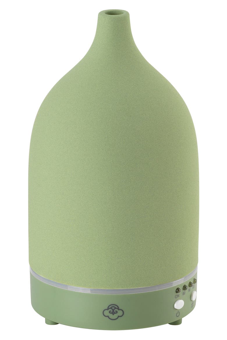 Vapor Ceramic Ultrasonic Diffuser, Alternate, color, GREEN