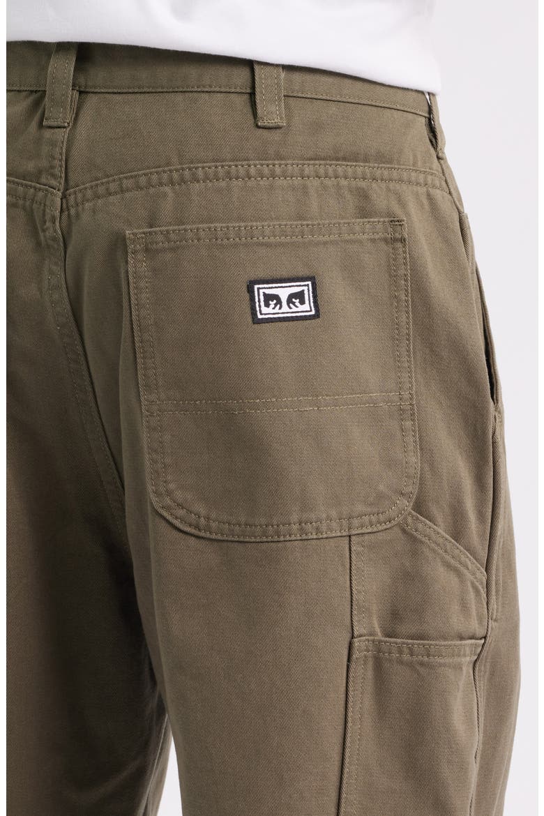 Hardwork Carpenter Pants, Alternate, color, TEA LEAF