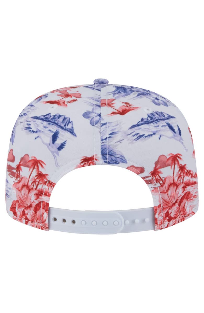 New Era Men's New Era White St. Louis Cardinals Printed Island Golfer Snapback Hat, Alternate, color, White