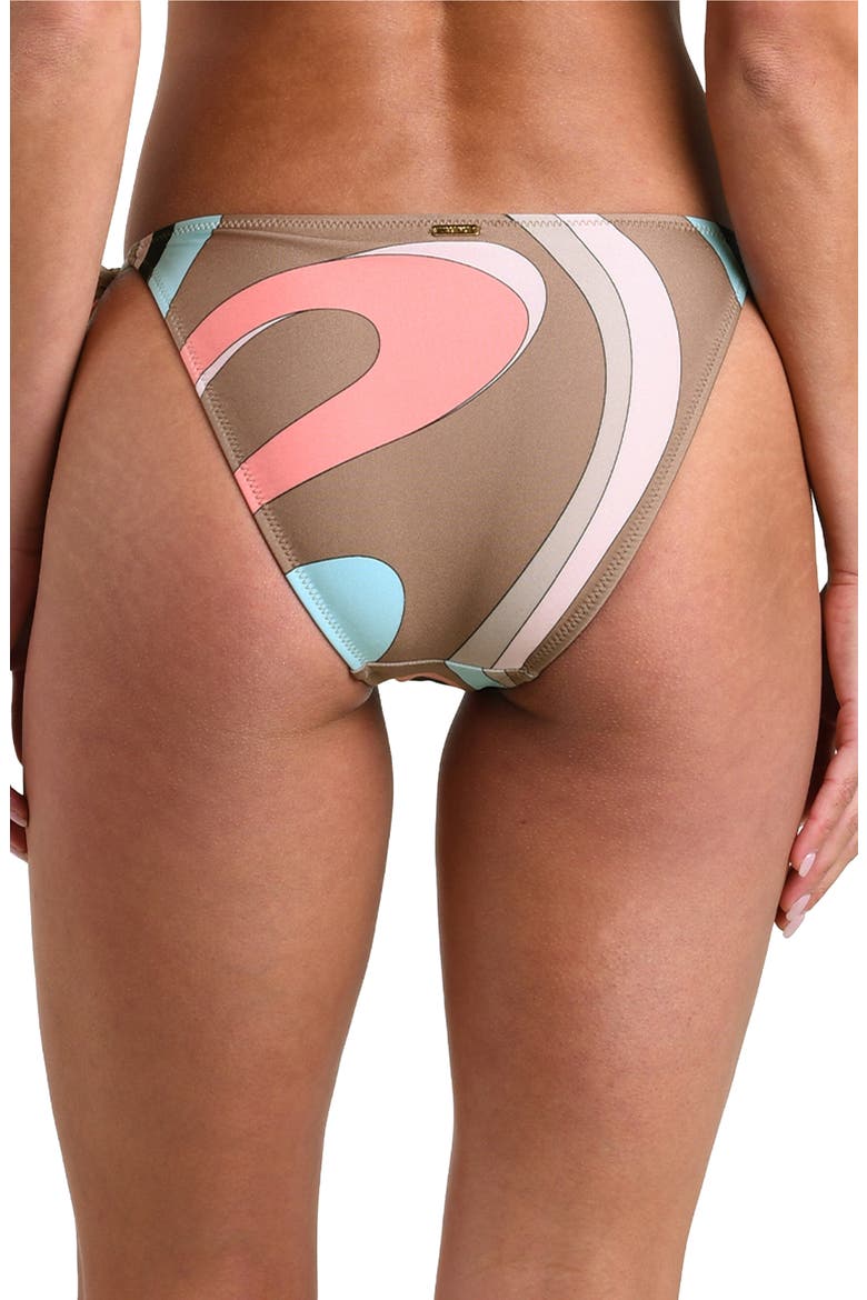 Britt Abstract Swirl Bikini Bottoms, Alternate, color, BROWN MULTI