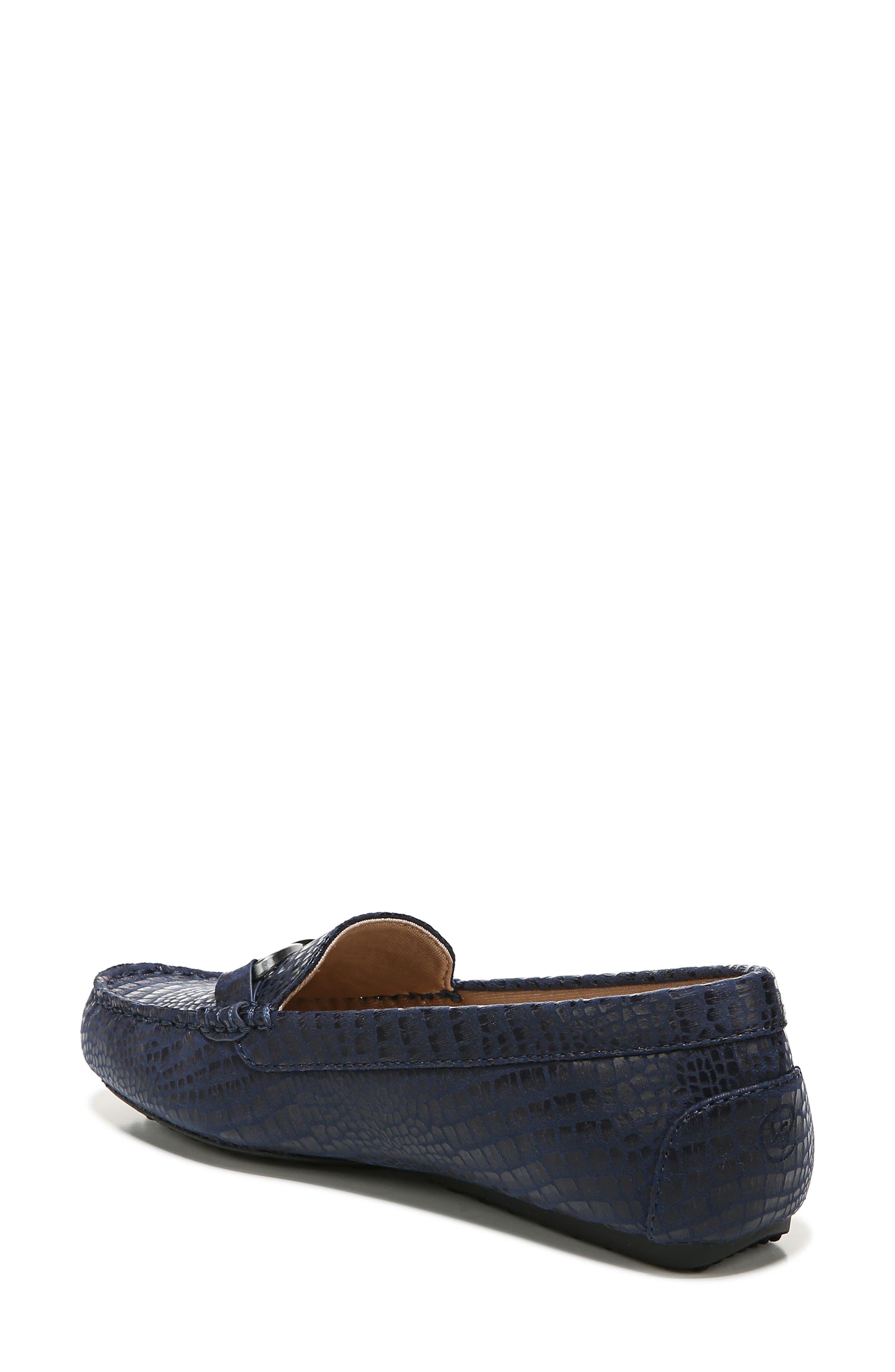 Turnpike Croc Embossed Loafer, Alternate, color, LUX NAVY