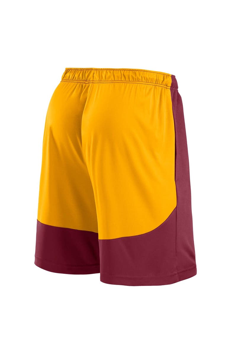 FANATICS Men's Fanatics Burgundy/Gold Washington Commanders Launch Shorts, Alternate, color,