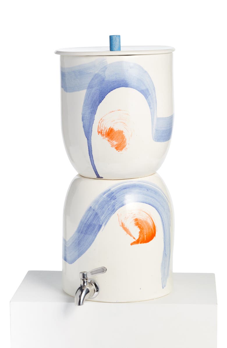 WALTER FILTER Painted Porcelain Water Filter, Main, color,