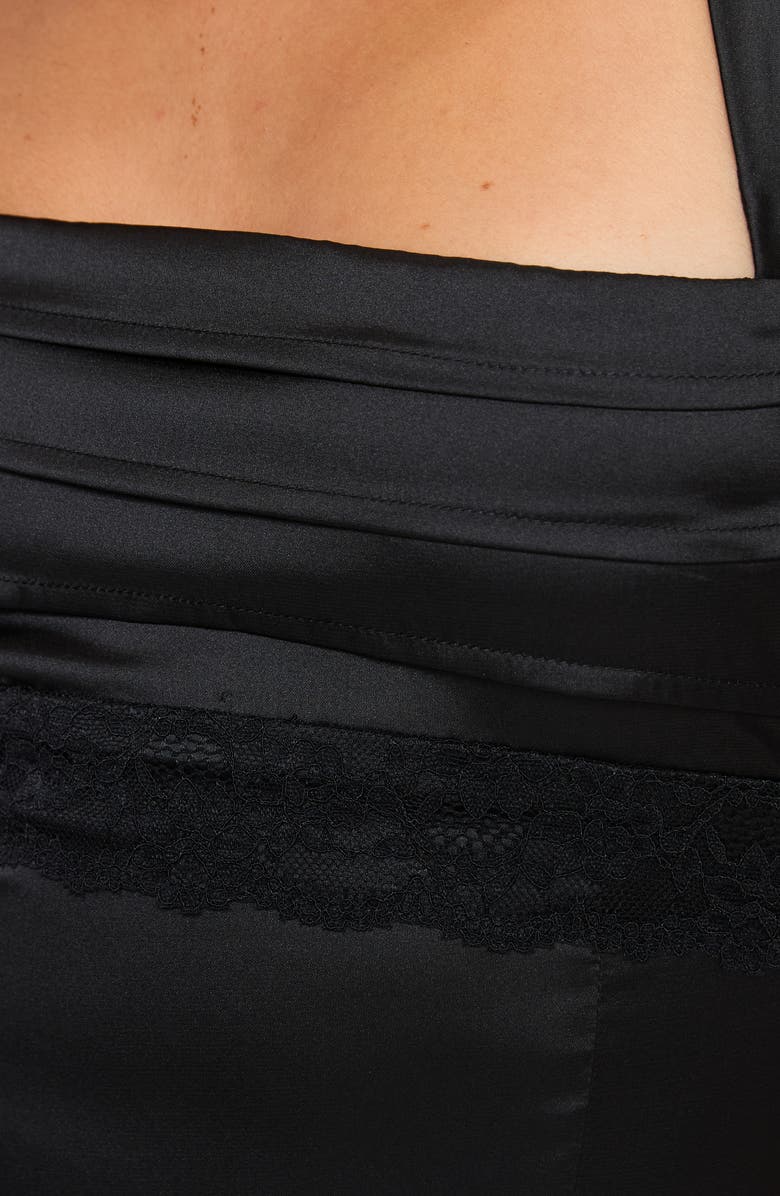 Princess Polly Ackerley Satin Minidress, Alternate, color, 