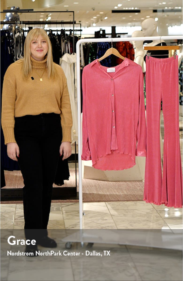 Origami Lettuce Edge Plissé Pajamas, sales video thumbnail