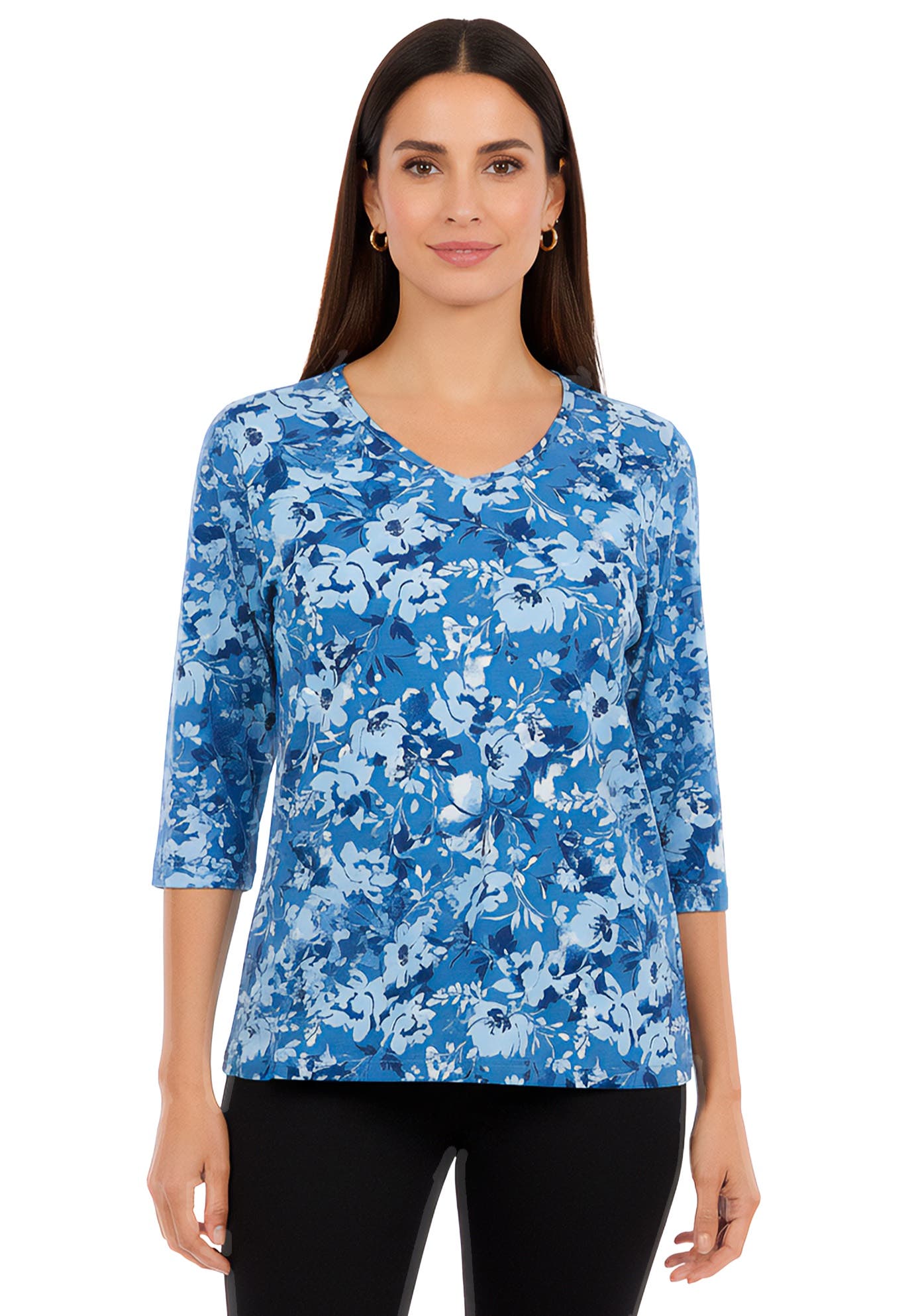 BLUE PRETTY FLORAL