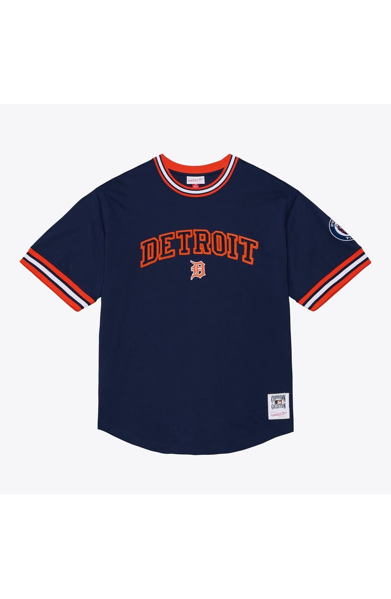 Mitchell & Ness Men's Mitchell & Ness  Navy Detroit Tigers Wild Pitch Ringer T-Shirt, Main, color, Navy