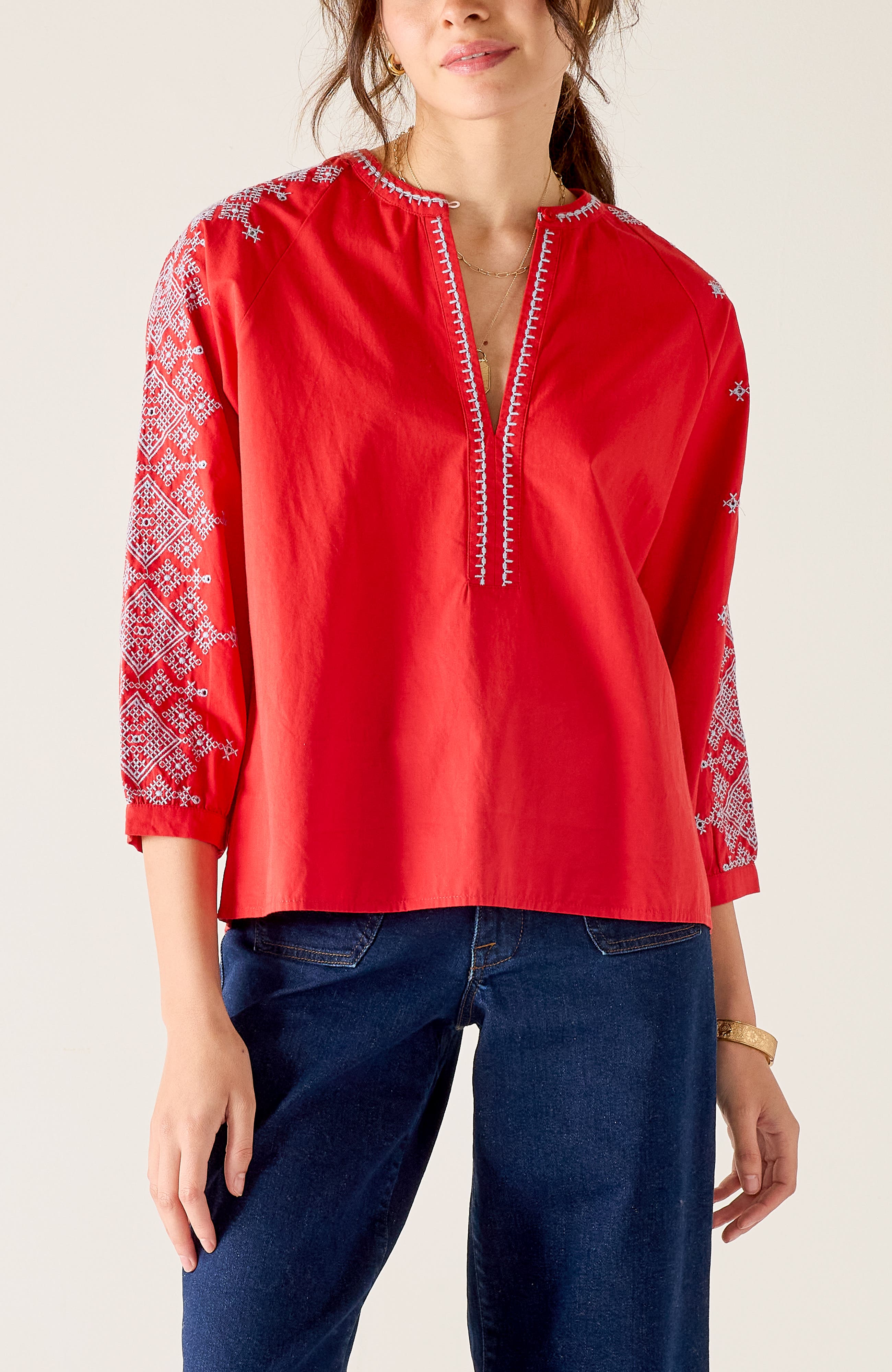 selected Cinnabar/Blue