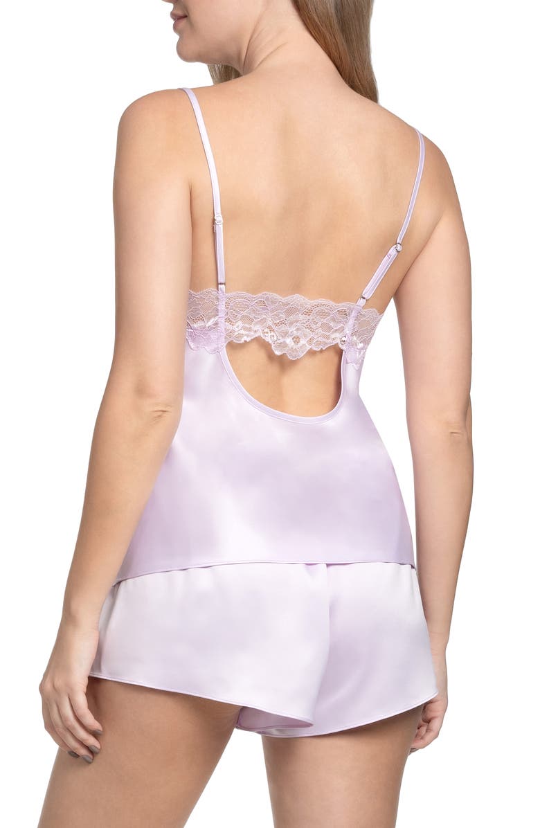 In Bloom by Jonquil Sabrina Printed Camisole & Shorts Pajamas, Alternate, color, Lavender