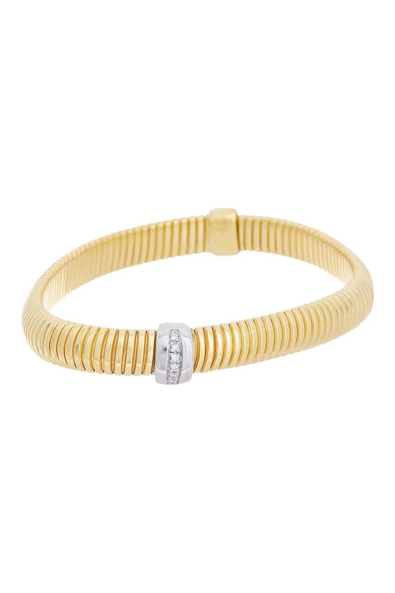 Diamond Mesh Bangle, Main, color, YELLOW