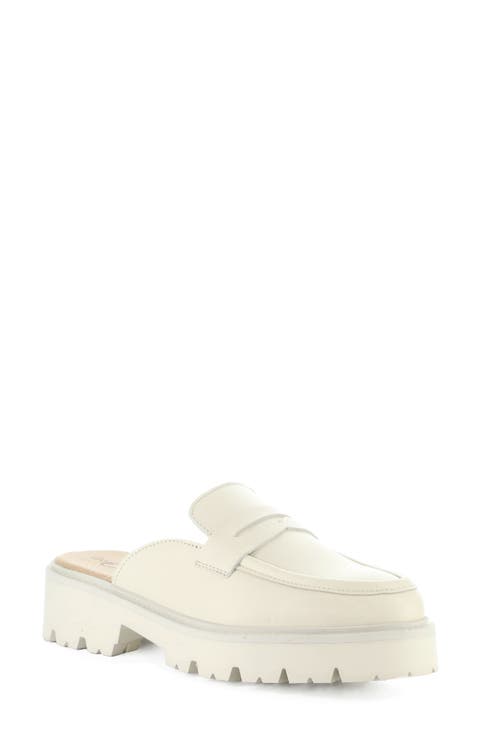 Brill Leather Loafer Mule
