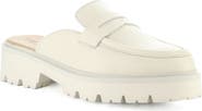 Bos. & Co. Brill Leather Loafer Mule