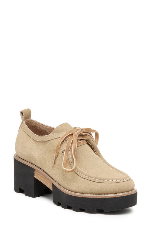 Kelsi Dagger Brooklyn Olga Lug Loafer Heels In Brown