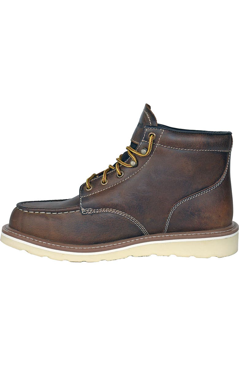 DieHard Mustang 6 Inch Soft Toe Work Boot Waxy Brown, Alternate, color, Brown