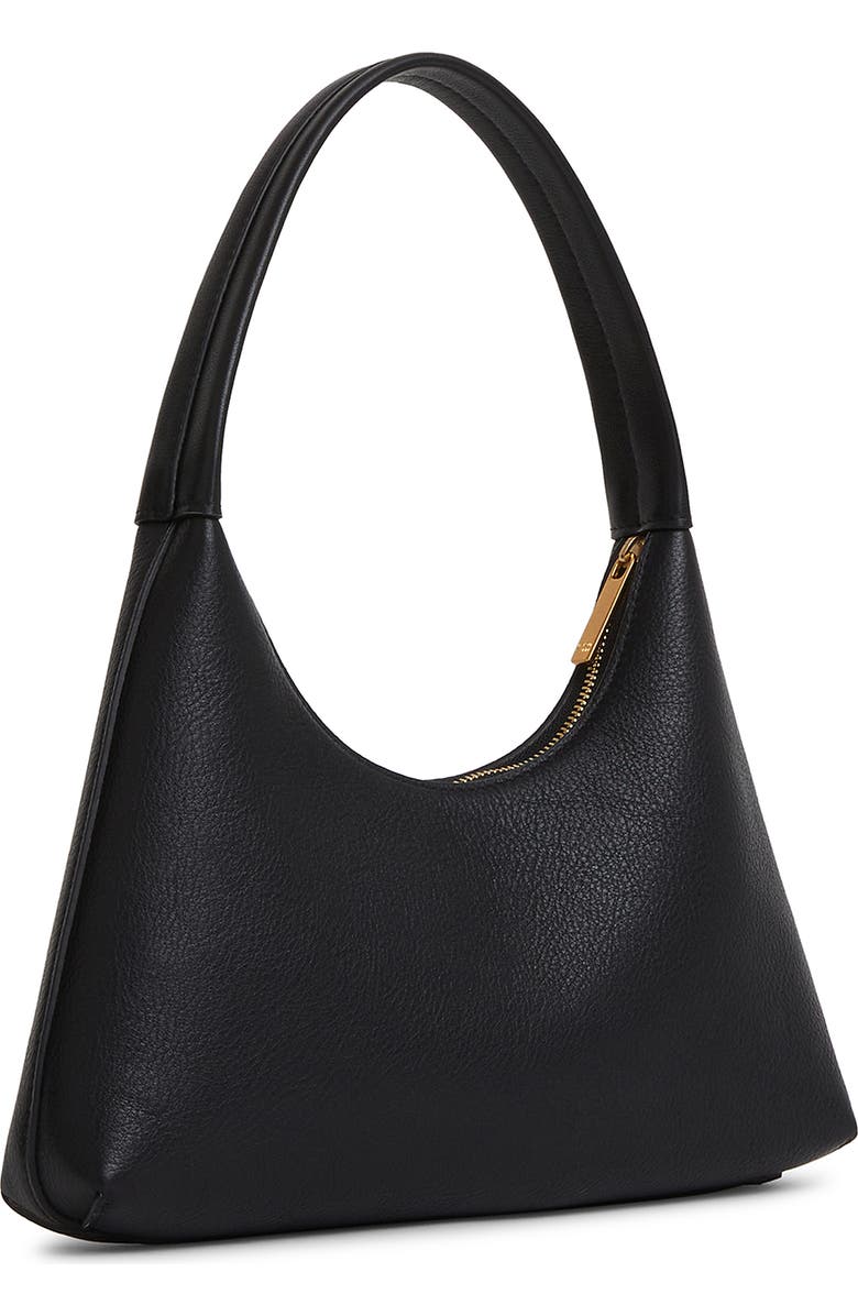 Mansur Gavriel Mini Candy Leather Hobo Bag, Alternate, color, Black