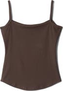 & Other Stories Square Neck Stretch Cotton Camisole