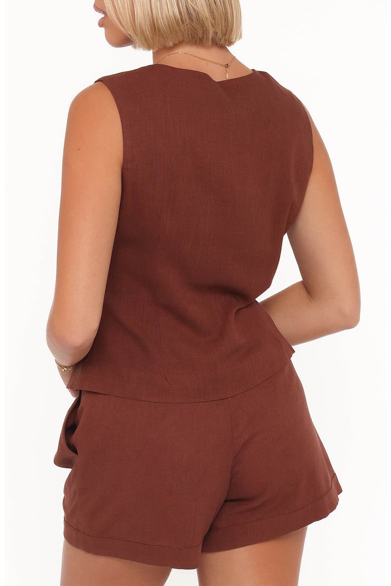 Bell Vest, Alternate, color, BROWN