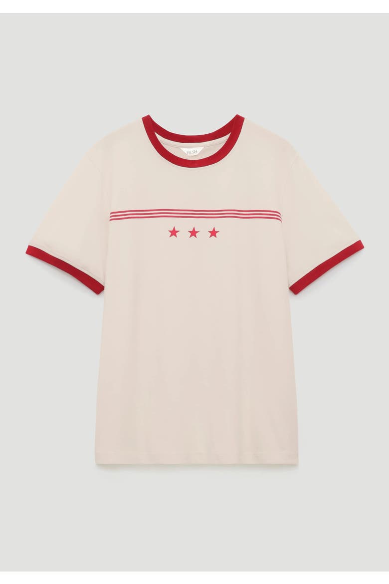Star Ringer Slim T-Shirt, Alternate, color, Off White