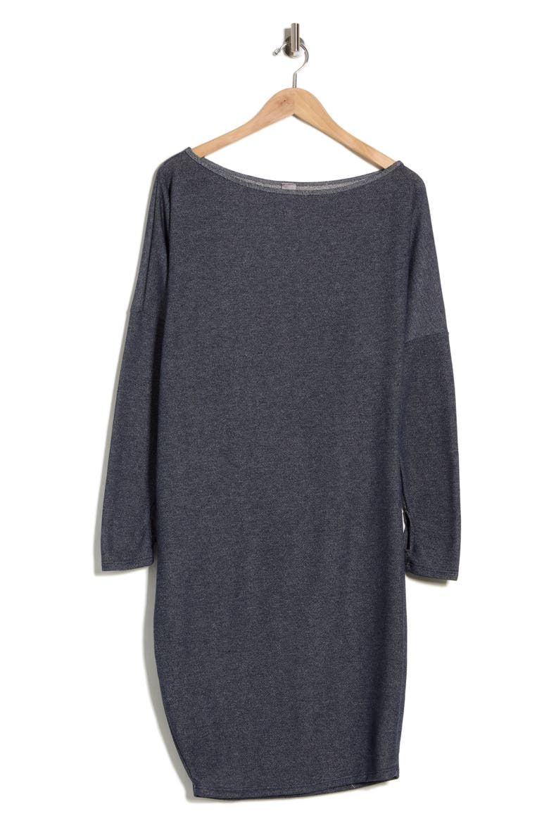 Long Sleeve Sweater Dress, Alternate, color, NAVY