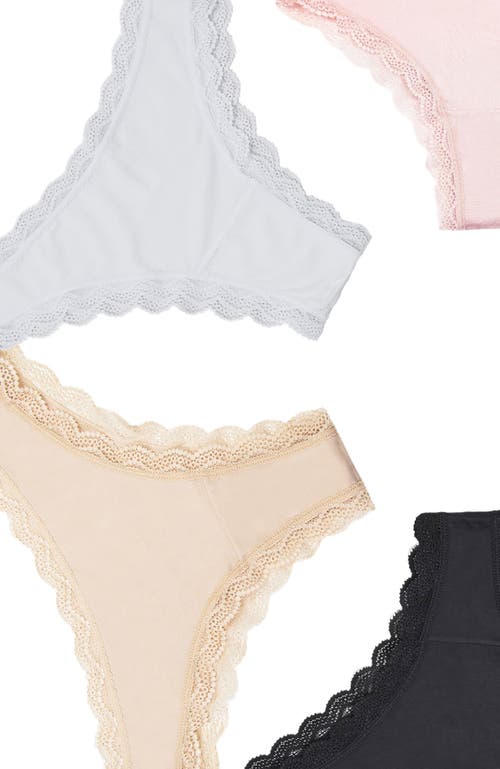 Stripe & Stare Brazilian Four Pack In Sand Essentials