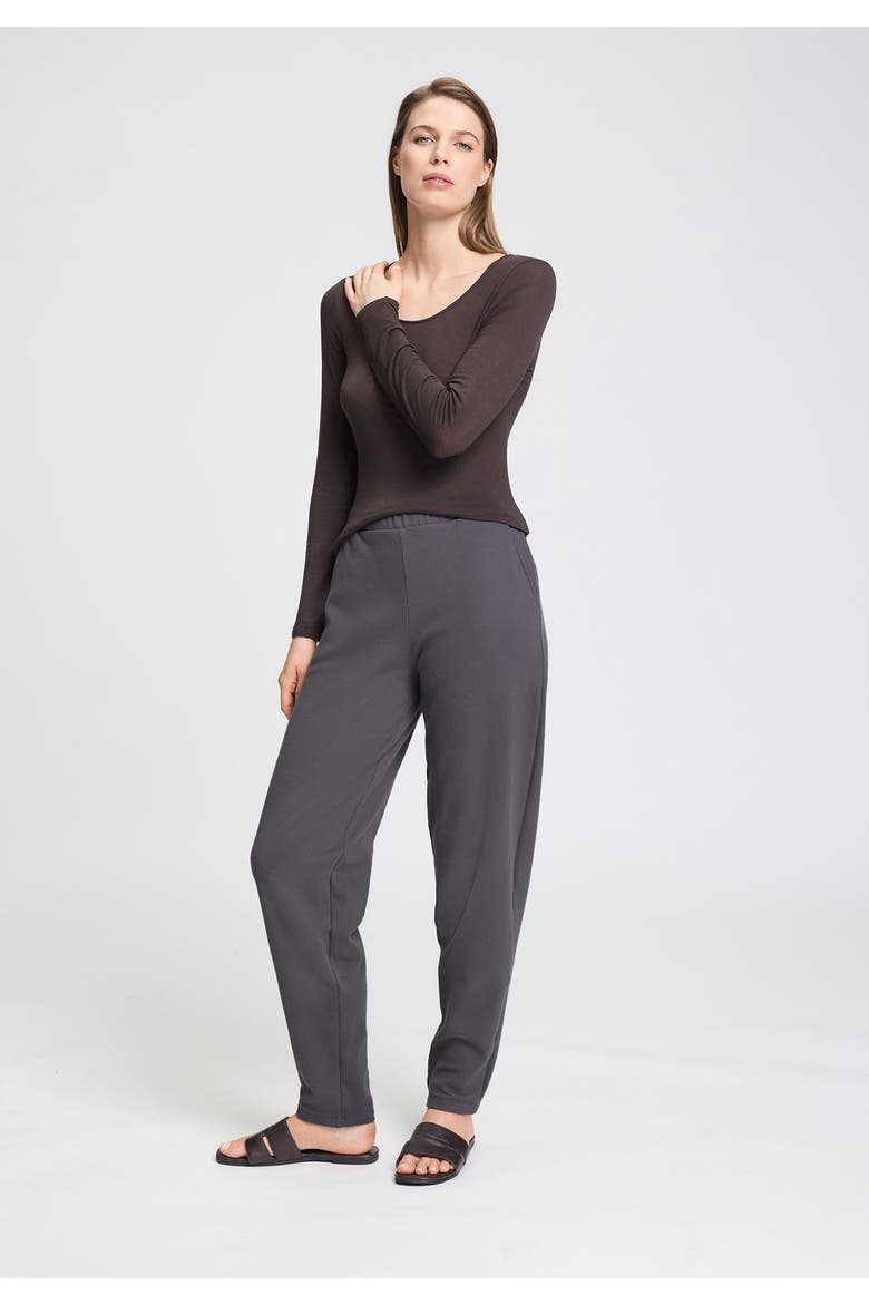 Easy Wear Cotton Blend Pants, Alternate, color, Dark Sesame