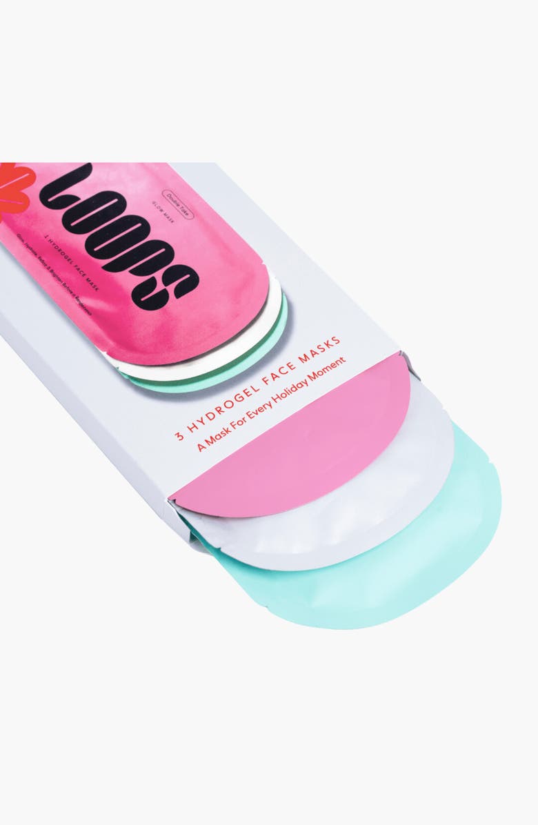LOOPS Skin Cycle Trio Sheet Mask Set, Alternate, color,