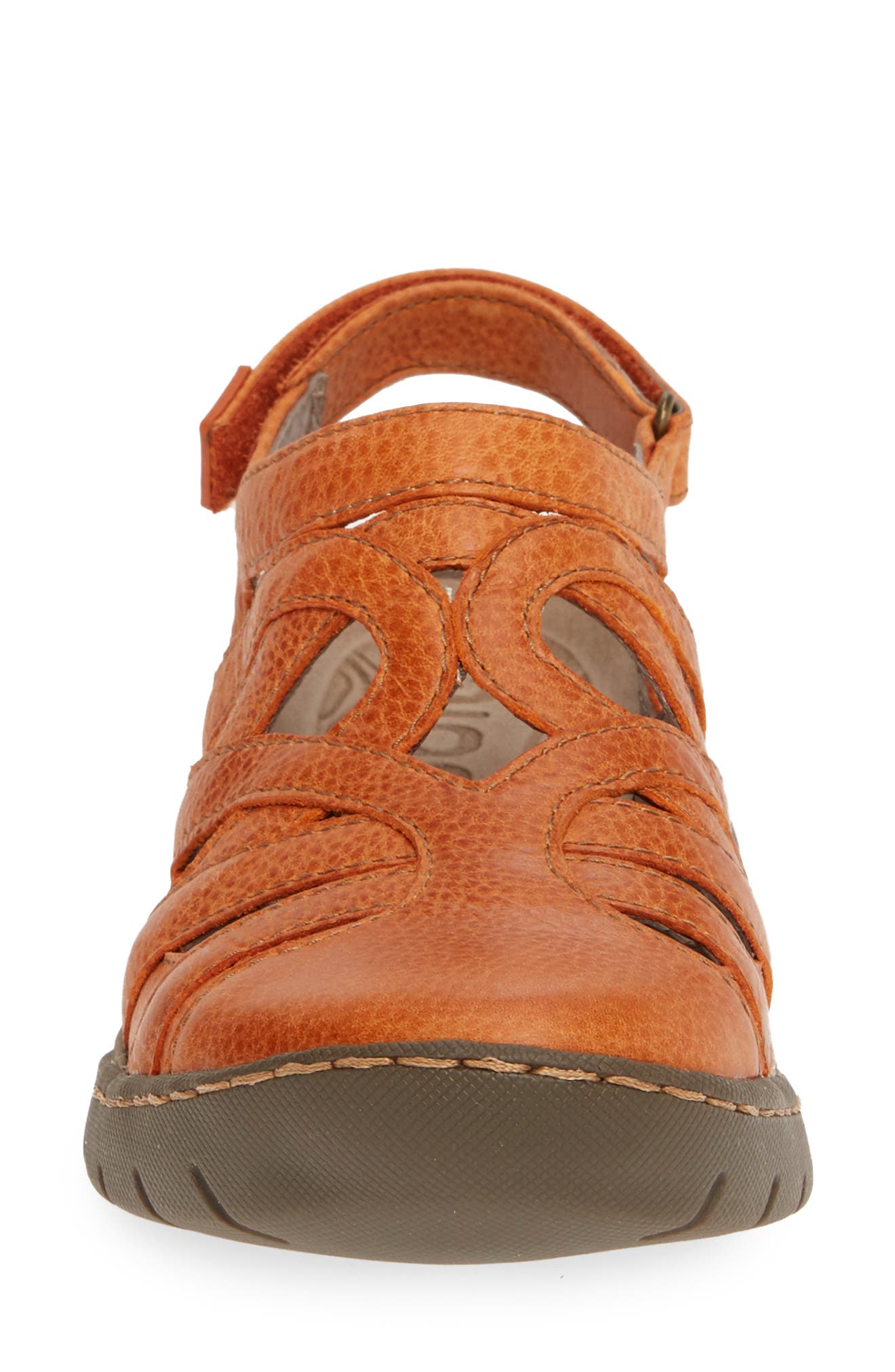 Wira Water Friendly Sandal, Alternate, color, ORANGE LEATHER