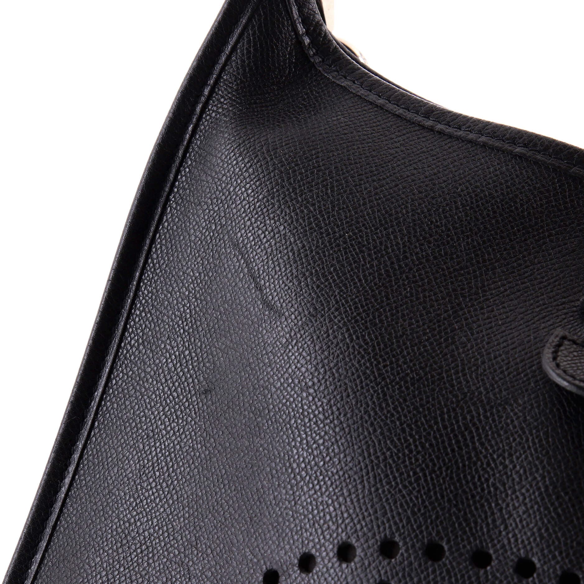 Pre-Owned Hermes Evelyne Bag Gen II Epsom PM, Alternate, color, Noir