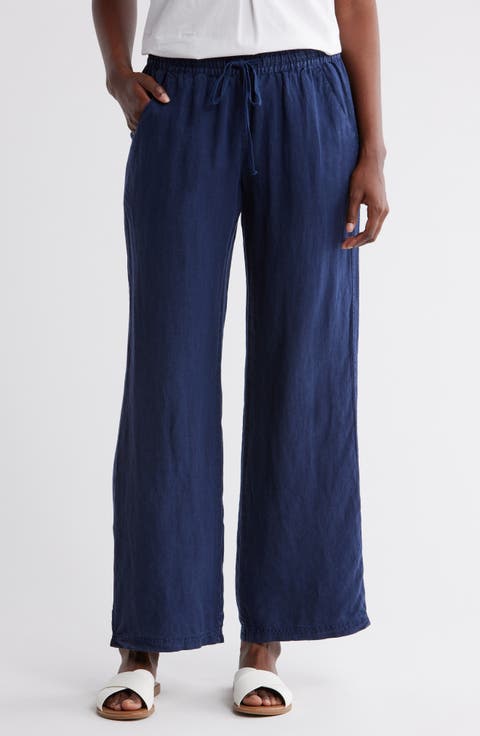 Two Palms Linen Pull-On Pants