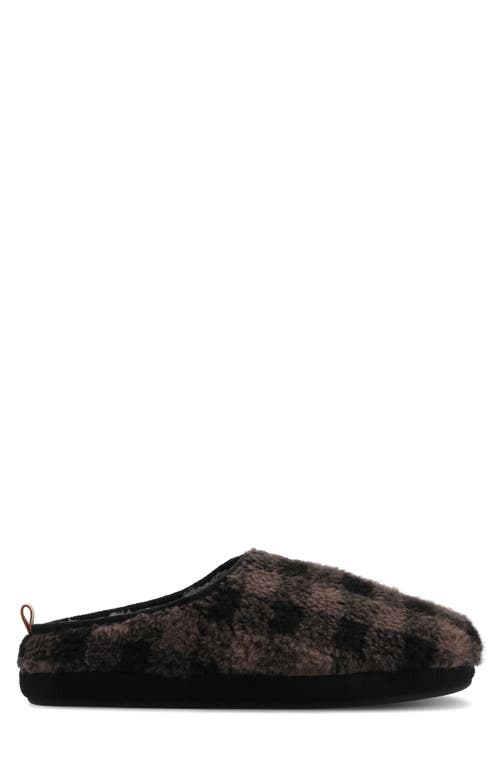 Taft Lance Faux Fur Slipper In Black