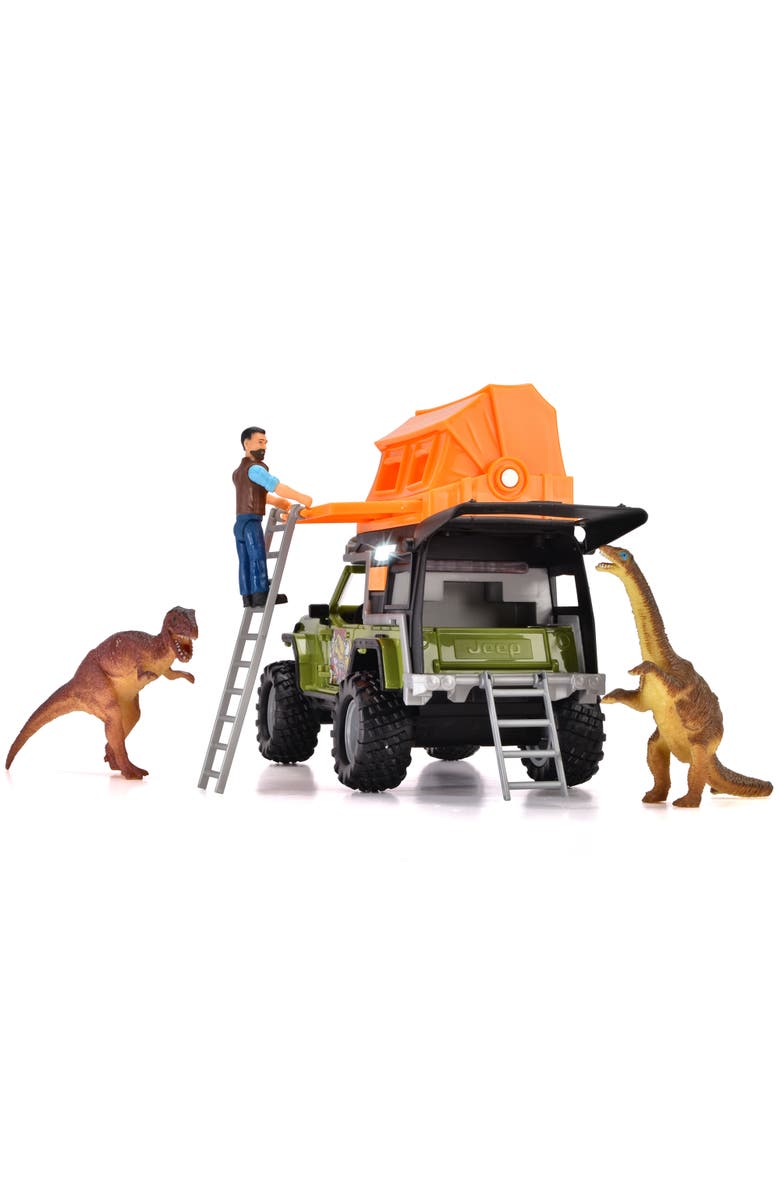 Dickie Toys Jeep Dino Camper Set, Alternate, color, Multicolored