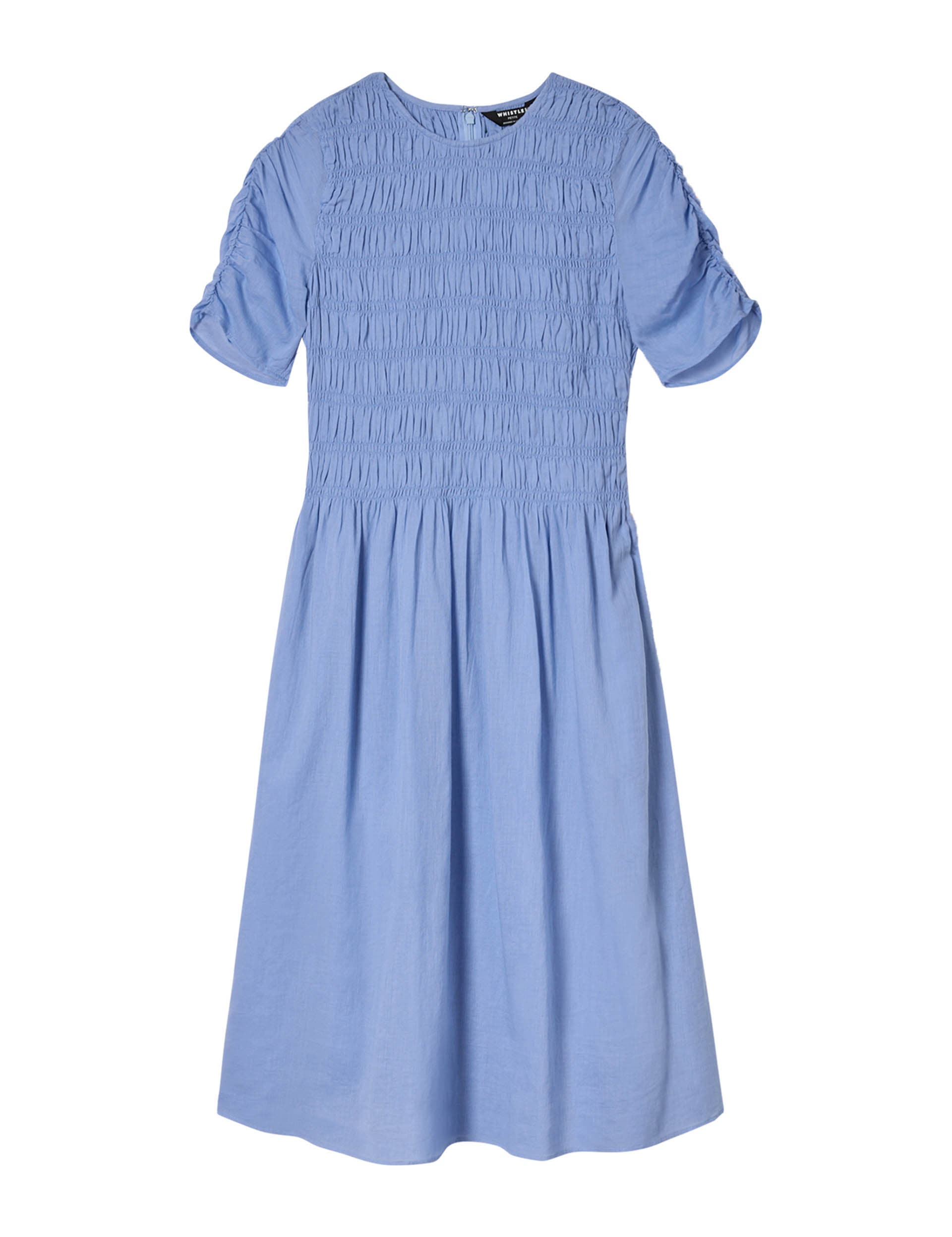 Avery Smocked Midi Dress - image 2