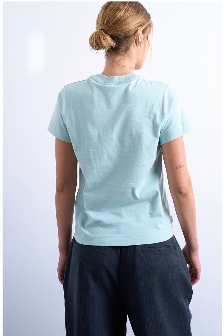 Boxy Cotton T-Shirt, Alternate, color, MEDIUM BLUE