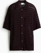 H&M Crochet-look Cotton Cardigan