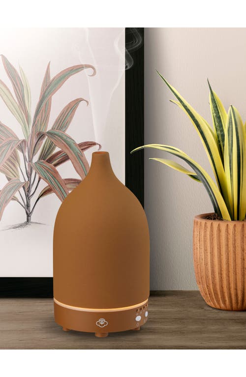 Serene House Vapor Ceramic Ultrasonic Diffuser In Brown