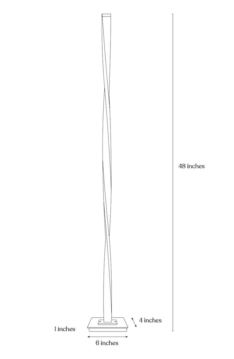 Brightech Helix LED Floor Lamp, Alternate, color,