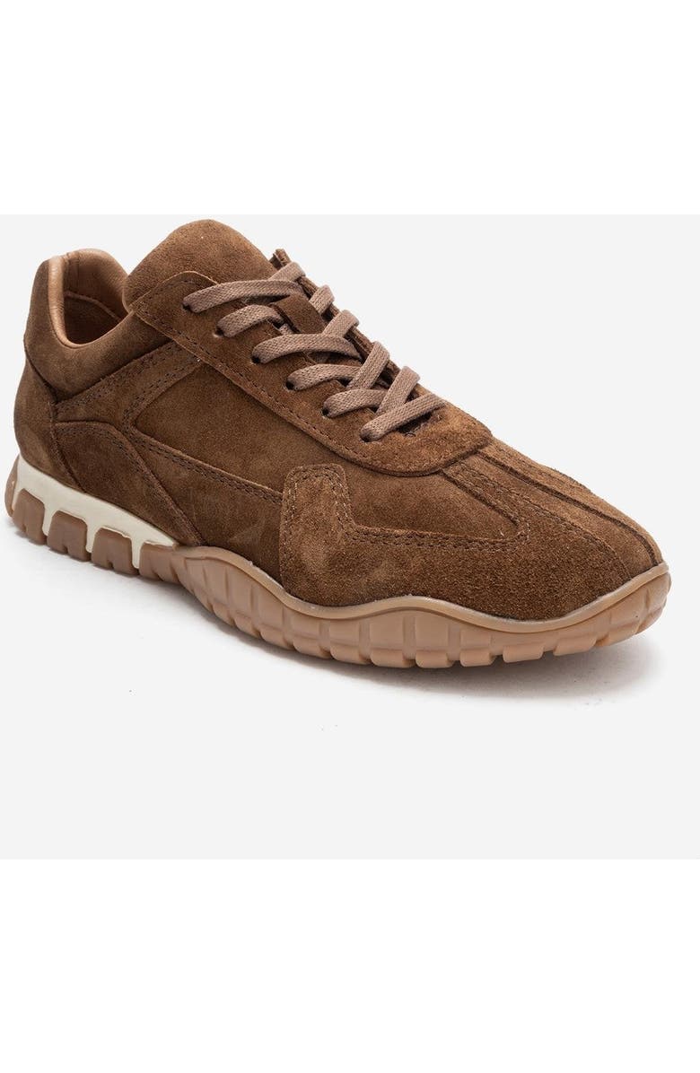 Forever & Always Shoes Lars Leather Sneaker, Main, color, Cognac Suede