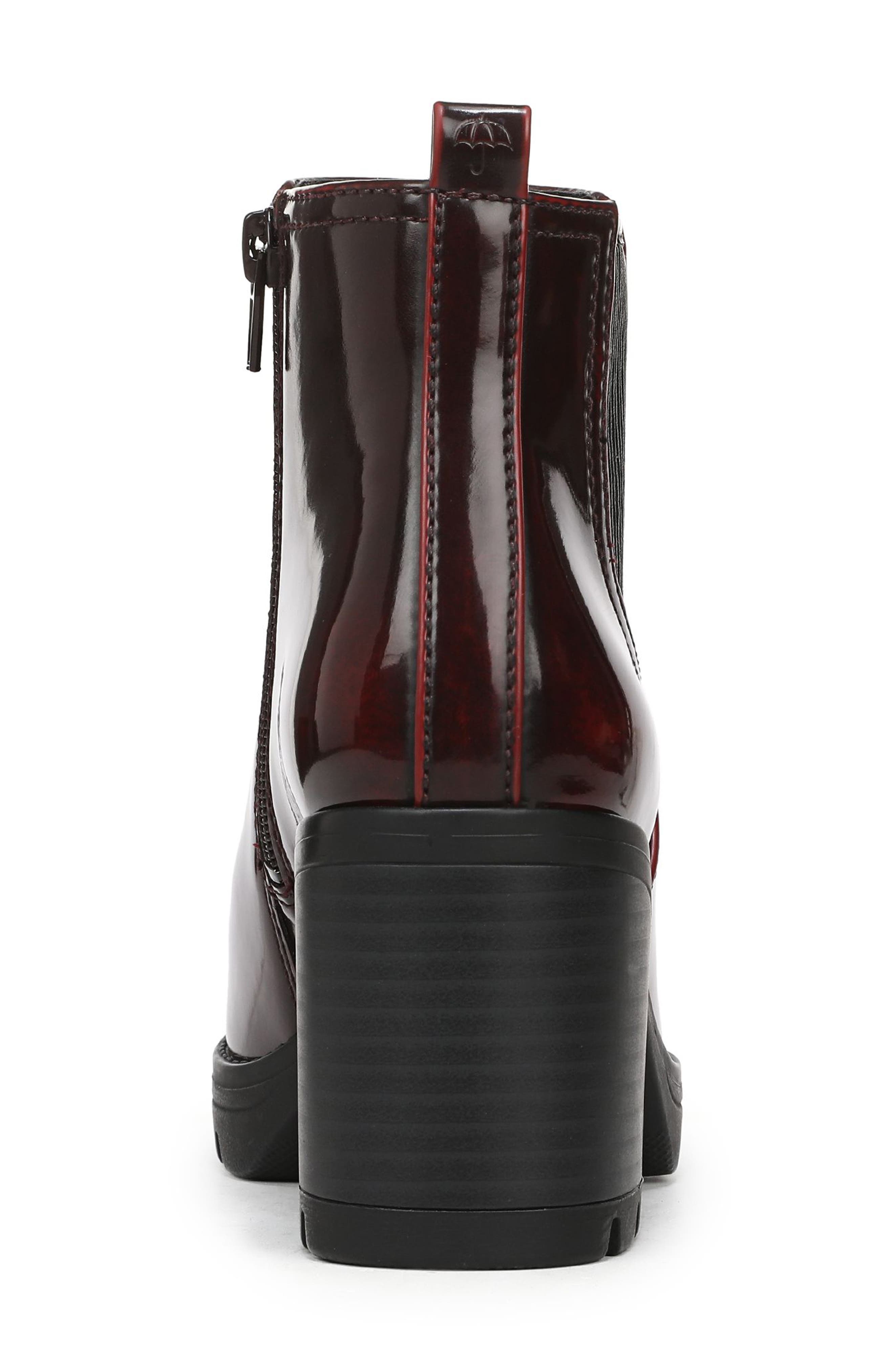 Madalynn Side Zip Bootie, Alternate, color, WINE