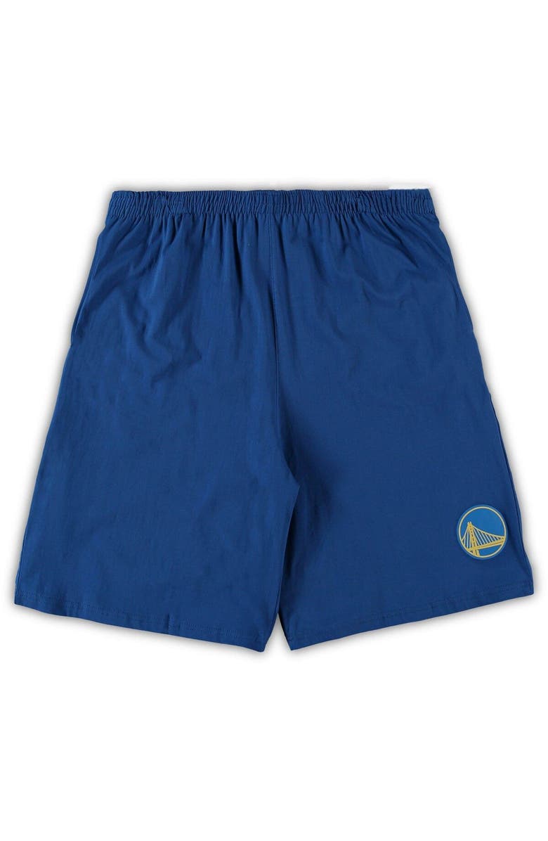 CONCEPTS SPORT Men's Concepts Sport Gold/Royal Golden State Warriors Big & Tall T-Shirt & Shorts Sleep Set, Alternate, color, Gold