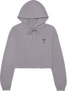 Dalix Coffee Martini Cropped Hoodie