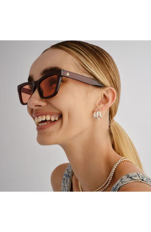 Aire Amplitude 52mm Cat Eye Sunglasses In Red
